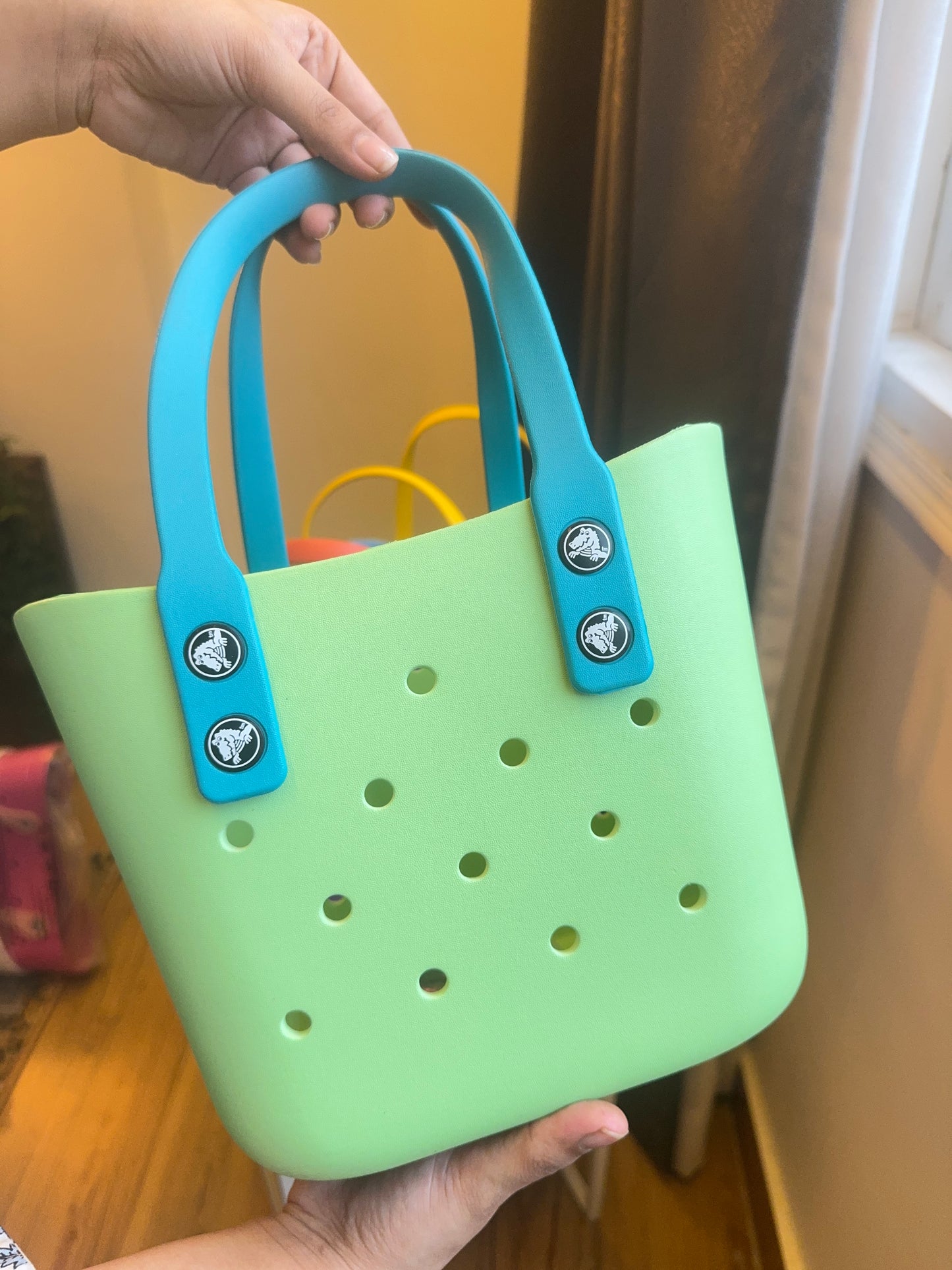 Mini Crocs Bag with 8 Jibbitz Charms