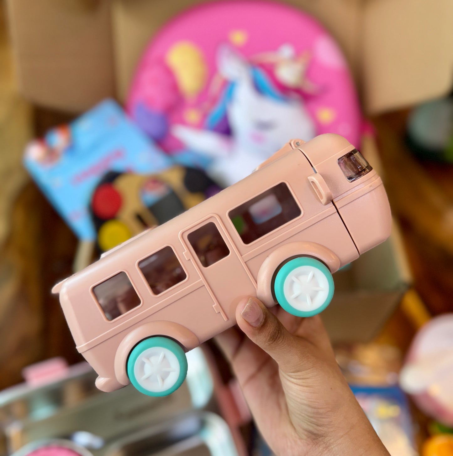 The Ultimate Pink All-in-One School & Fun Essentials Rakhi Box
