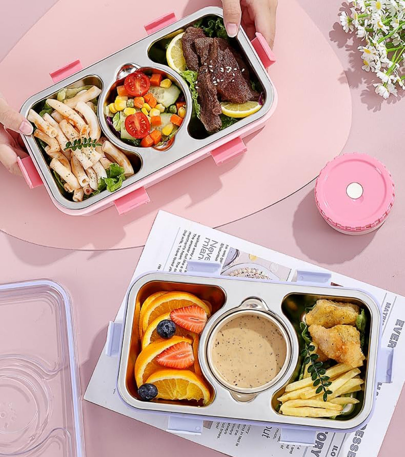 Long Lunch Box β Keep Your Meals Fresh & Organized! π±β¨