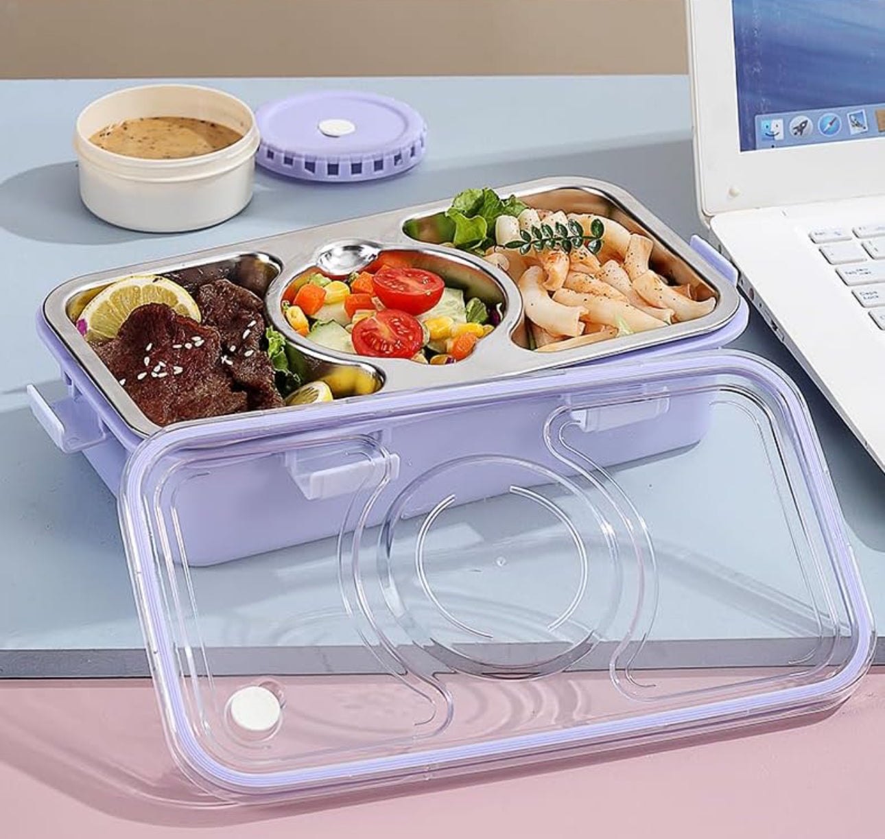 Long Lunch Box β Keep Your Meals Fresh & Organized! π±β¨