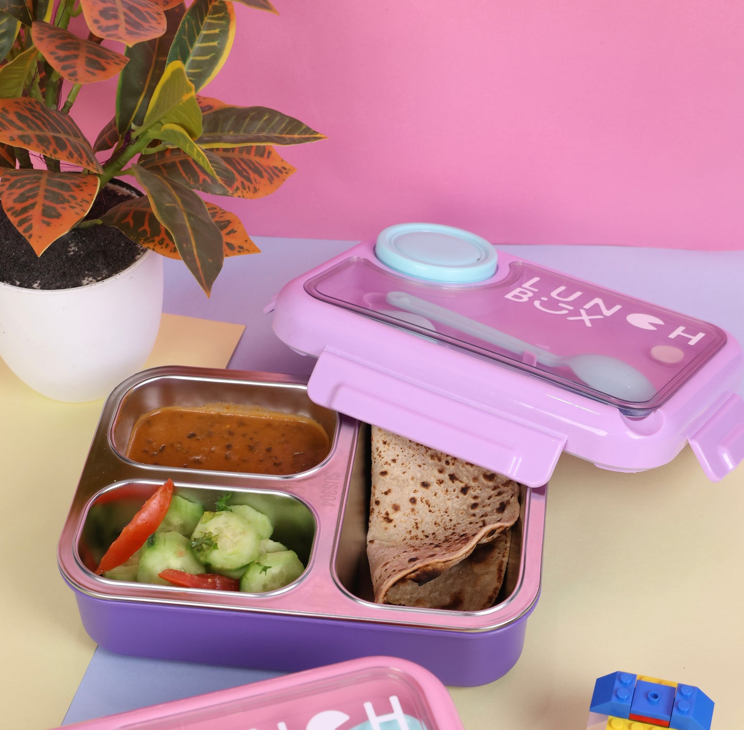 Stylish High School & Office Lunch Box – Sleek, Leak-Proof & Functional 🍱✨