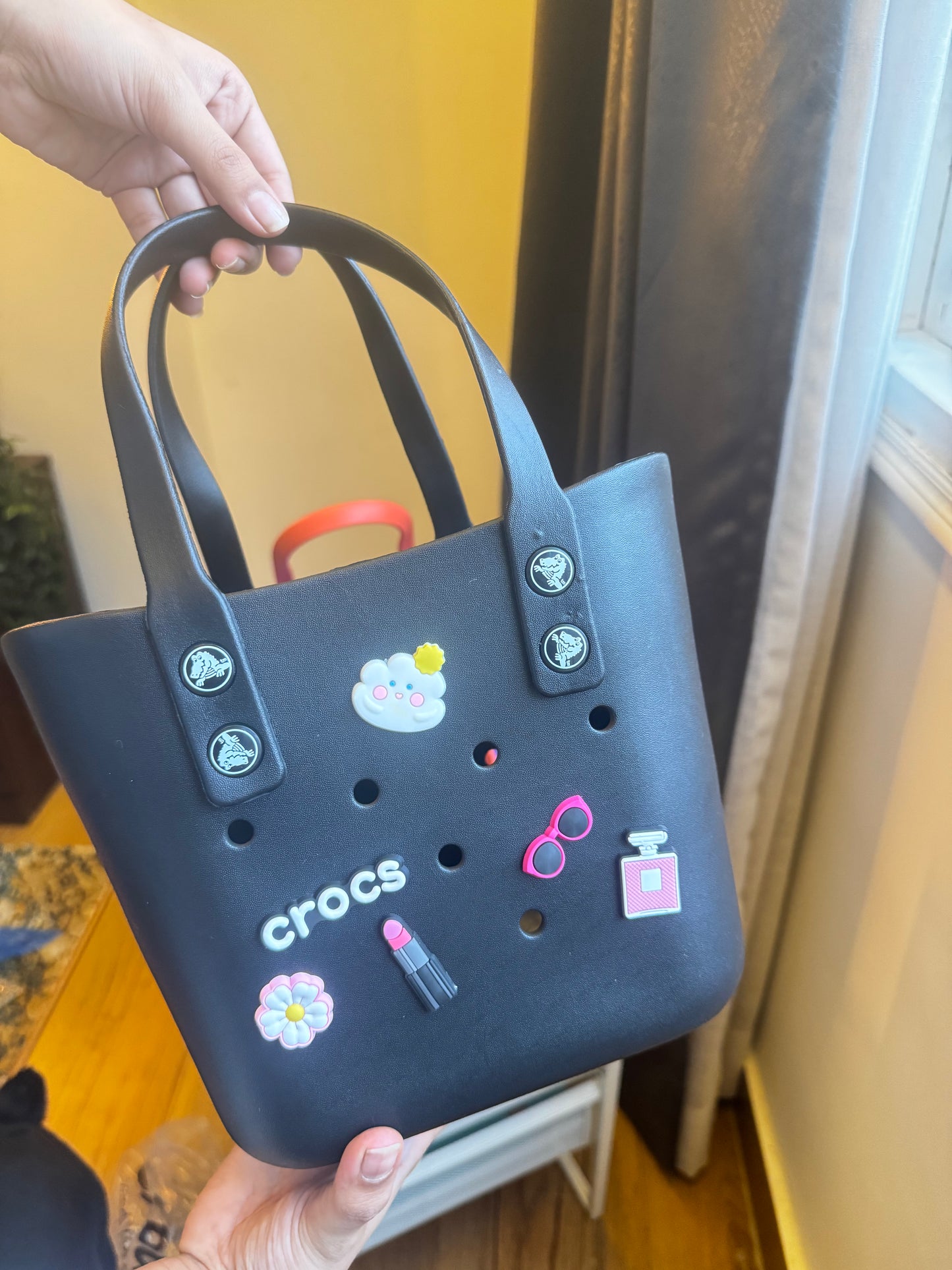 Mini Crocs Bag with 8 Jibbitz Charms