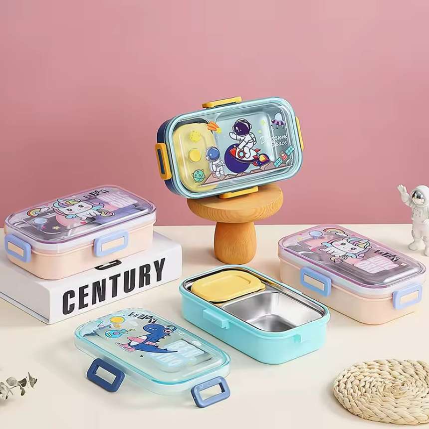 Compact Lunch Box – Stylish, Spacious & Leak-Proof! 🍱✨