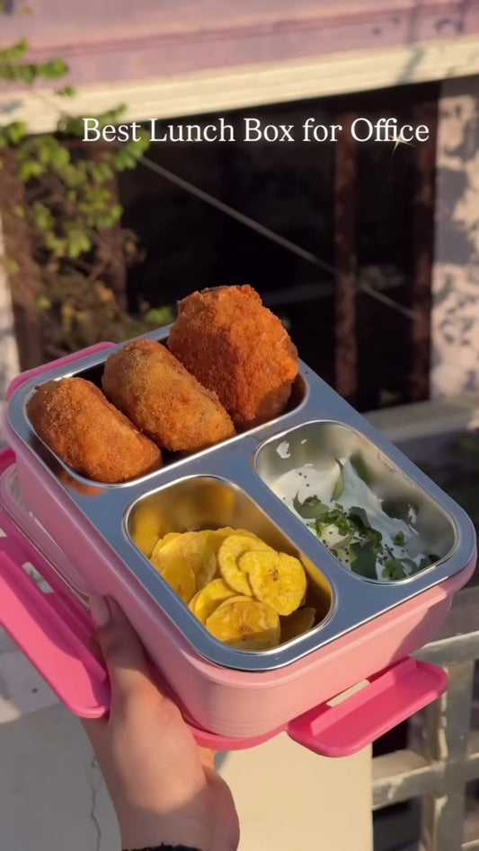 Minimalist Leak-Proof Lunch Box – Simple, Stylish & Functional 🍱✨